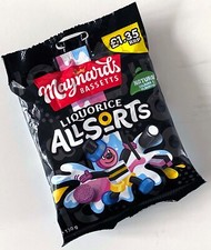 Maynards Bassetts Liquorice Allsorts - 10 x 130g - Best Before: 05/09/2025
