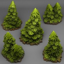 Pine Trees  Legion Terrain Scenery Tabletop Miniatures 28mm Wargames