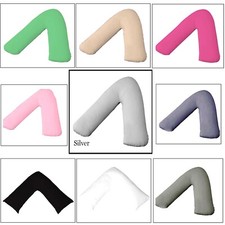 V Shaped Pillow & Pillow Case Cover Pregnancy Nursing Orthopaedic Baby Support