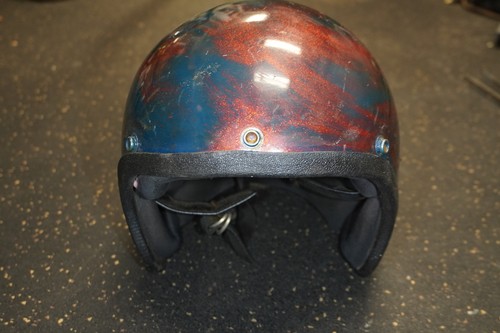 Vintage motorcycle helmet - motorcycle,
