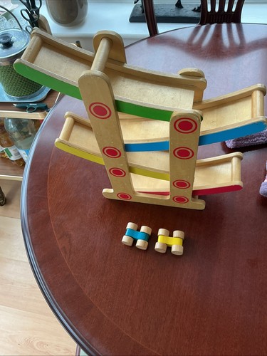 Click clack racetrack - racetrack, wooden