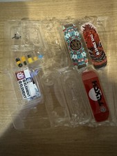 Tech Deck Fingerboard Skateboard Lot of 3 Vtg 90s Flip World Industries Unbuilt
