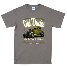 Old Dudes Hot Rod t Shirt Vintage Car Hot Rod Classic Unique Design S-5XL
