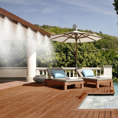 Outdoor misting cooling system - outdoor,