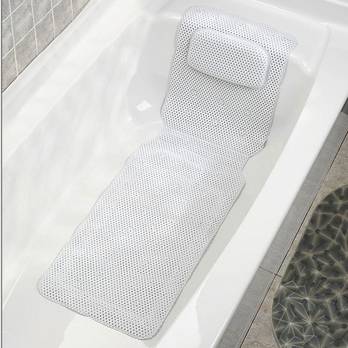 Full body bath pillow mat - full,