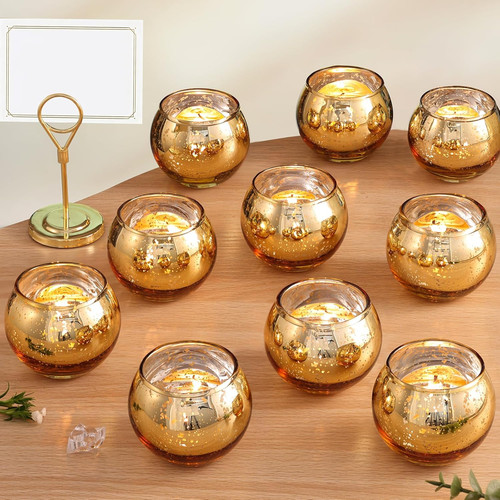 Volens round gold votive - volens,