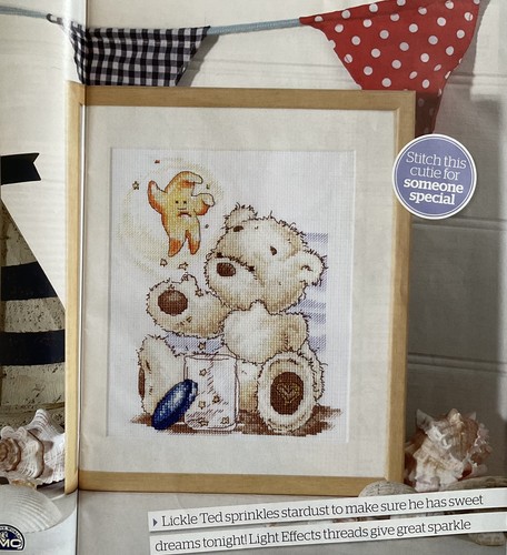 Cross stitch chart lickle - cross, ted