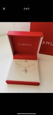 H. Samuel Heart Pendant Necklace Comes with Box