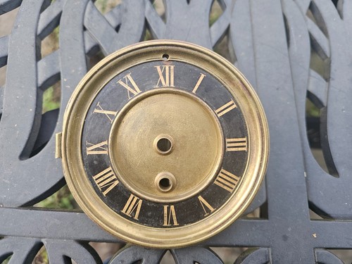 Antique french clock engraved - clock,