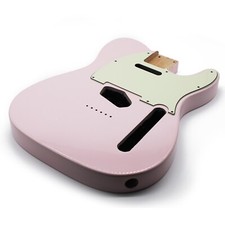 Shell Pink Alder Telecaster Body Pre Carved & Drilled