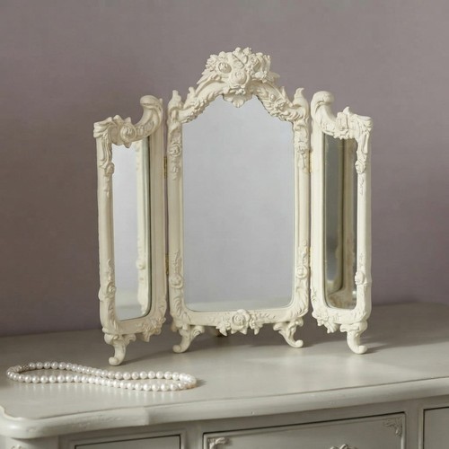 Shabby chic ornate cream - shabby,