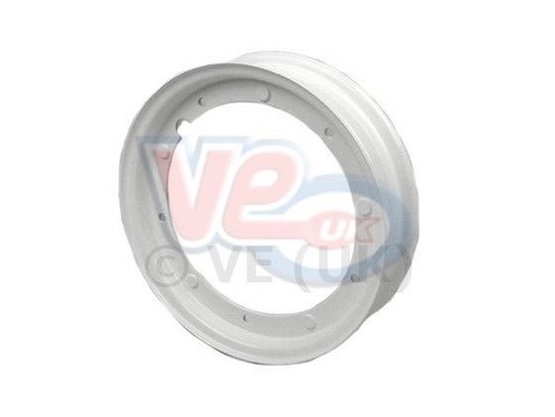 White split wheel rims - white, 10"