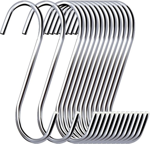 Pack inch metal s hooks - pack,