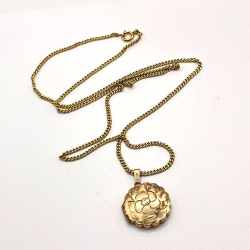 Rolled gold locket pendant - rolled,
