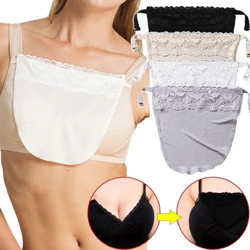 Lady lace clip mock - clip-on,