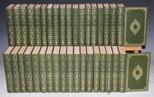 Heron Centennial Edition of the complete works of charles dickens (in green)