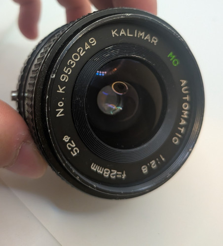 Kalimar auto 28mm 2 8 - 28mm, f/2.8