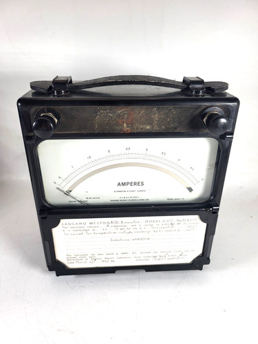 Sangamo weston ammeter - ac/dc,