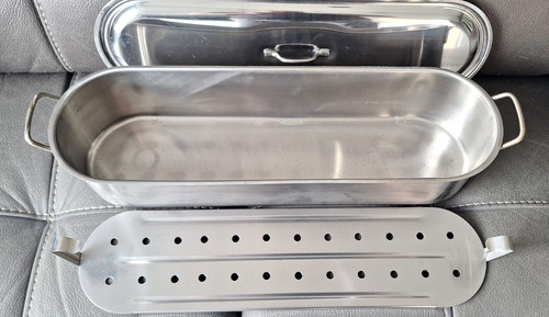 Large stainless steel fish - steel,