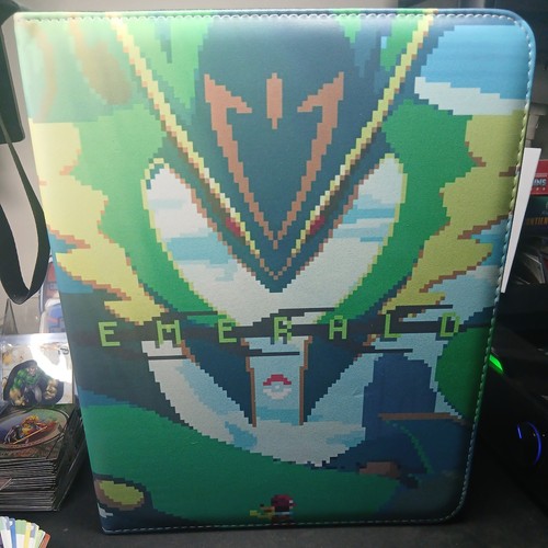 Rayquaza pokemon emerald bit - emerald, 8-bit