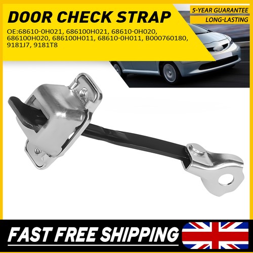 Door check strap front - front, or