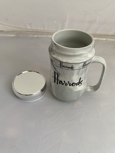 Harrods travel mug - mug, grey