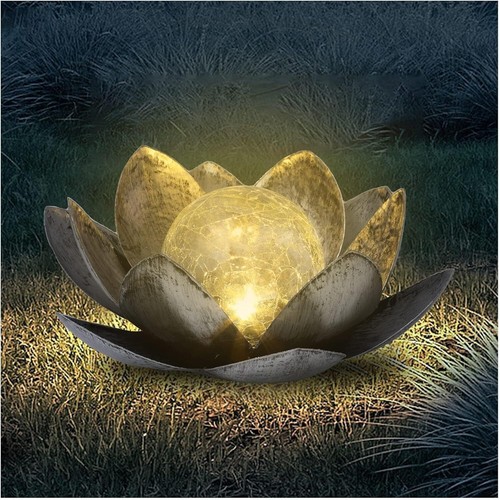 Solar lotus flower light led - flower,