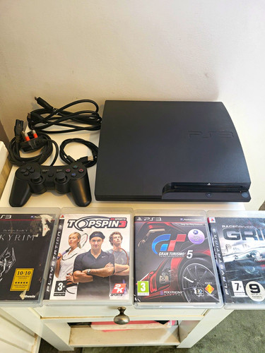 Sony playstation slim black - playstation,