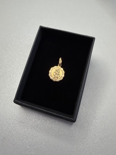 9ct gold small christopher - 9ct, st