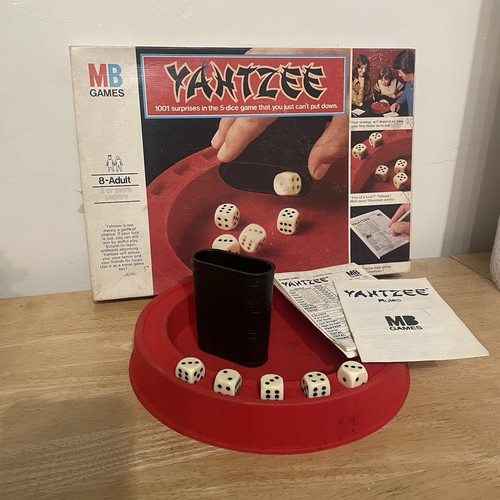 Vintage yahtzee dice game - vintage,