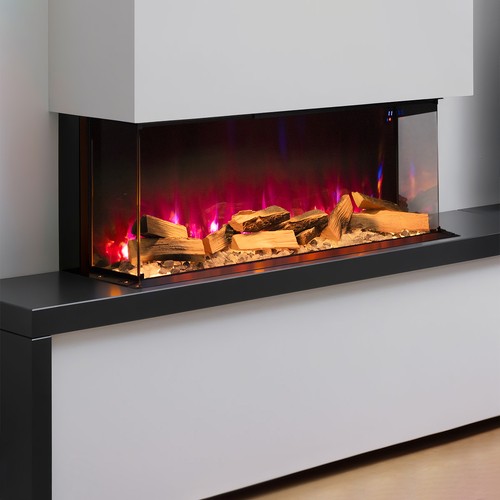 Media electric fireplace wall - media,
