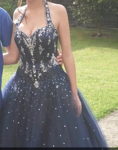 Morilee prom dress and tiara - and,
