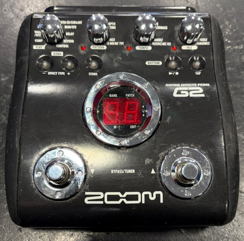 Zoom bypass tuner guitar - bypass/tuner,