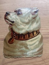 Victorian Scrap - Dog w/ Collar 11x8cm