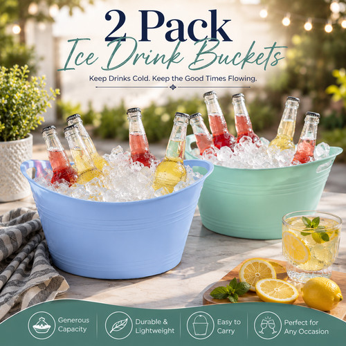 Large drinks ice buckets - large,