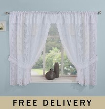 Kew floral lace curtains - kew, –