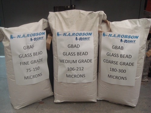 Glass bead abrasive fine - bead,