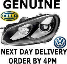 Genuine VW Golf MK6 Bi-Xenon AFS Hella Headlight Passenger Left Side 2009-2012