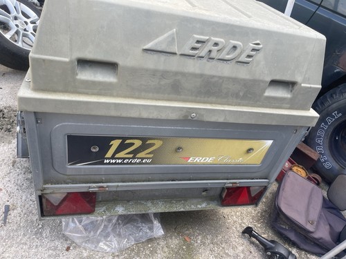 Erde 122 trailer with - 122, hard