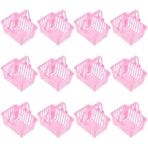 12pcs mini shopping baskets - mini,