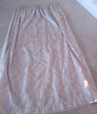 Curtains Pair Dorma  X 1 Pair Light Grey & White Damask  L 88" x W 68" Each
