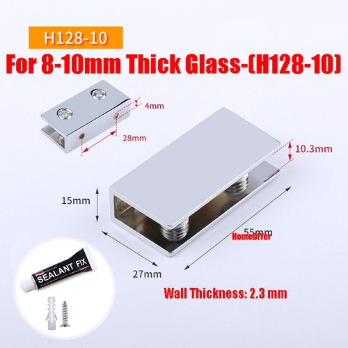 Glass clamps shelf - glass,