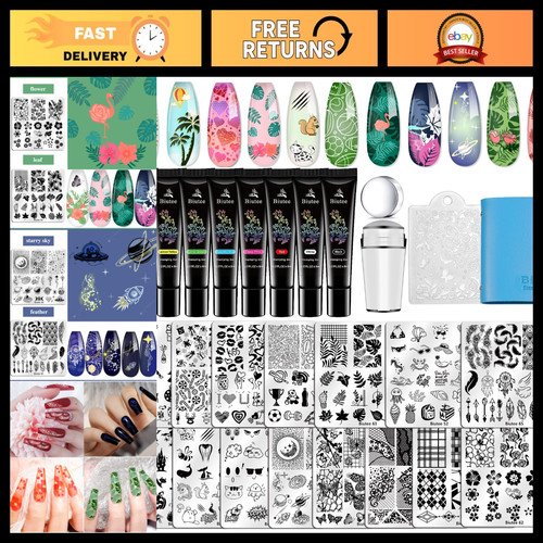 15pcs nail art - stamping, kit