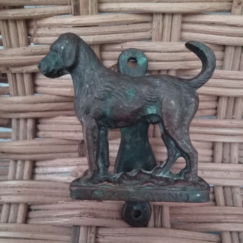 Vintage brass door - door, knocker