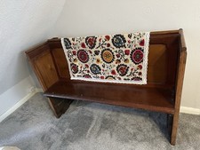 Antique church pews