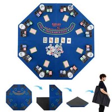 120cm 8-Player Foldable Poker