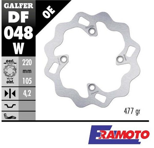 Galfer wave brake - wave, 220x4mm