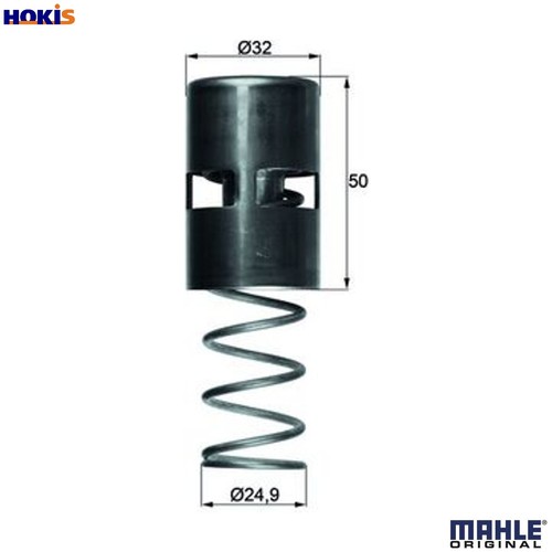 Thermostat oil cooling 83 - thermostat,