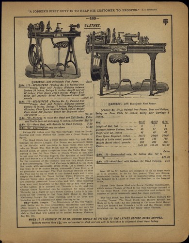 1908 paper barnes foot - 1908,