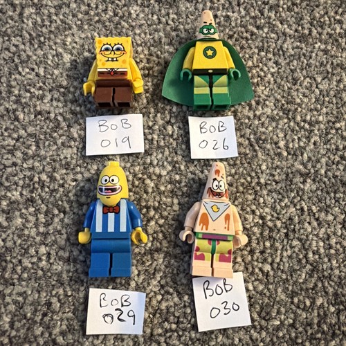 Lego minifigures spongebob - minifigures, spongebob,